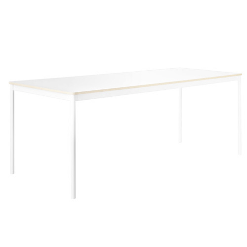 Base Table White Laminate/Plywood/White