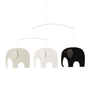 Elephant Party Black/White
