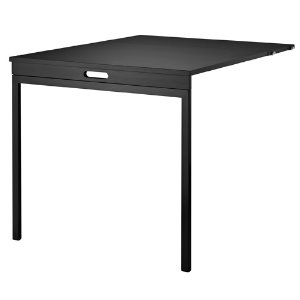 Folding Table Black Stained Ash/Black