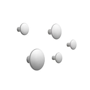 Dots Metal Set of 5   Aluminum