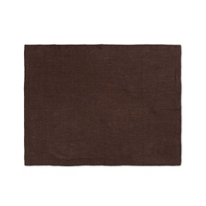 Linen Placemat Set of 2 Chocolate 20%