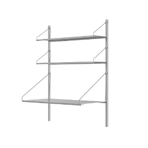 Shelf Library Stainless Steel  H1084 Desk Section
