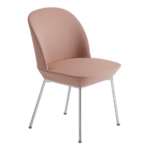 Oslo Side Chair Twill Weave 530/Chorme Legs