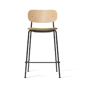 Co Counter Chair Black Steel/Natural Oak/Menu  Bouclé 06 30%
