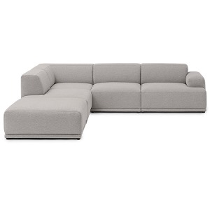 Connect Soft Modular Sofa Corner Configuration 1 Clay 12