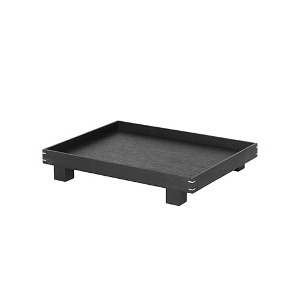 Bon Wooden Tray Small Stained Black
