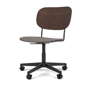 Co Task Chair Veneer Black Aluminium Base 3 Colors