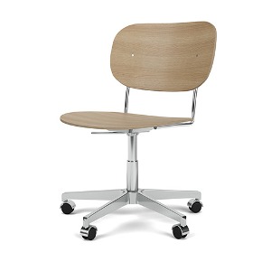 Co Task Chair Veneer Polished Aluminium Base 3 Colors
