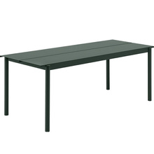 [4.1-4.30 무토 아웃라인 캠페인 20% 할인] Linear Steel Table  200x75cm 5 Colors