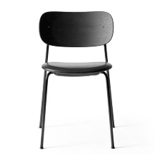 Co Dining Chair  Upholstered Seat Black Steel/Black Oak/Dakar 0842 