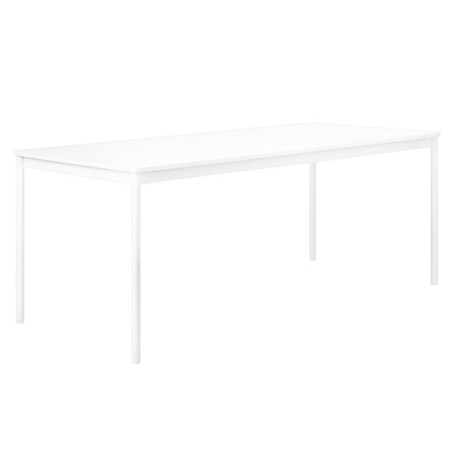 Base Table White Laminate/ABS/White