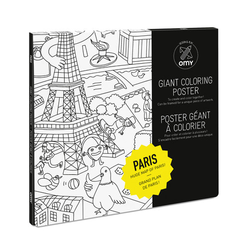 Giant Coloring Poster - Paris