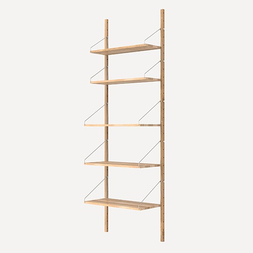 Shelf Library Natural H1852 W60 Section