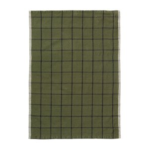 Hale Tea Towel Green/Black 