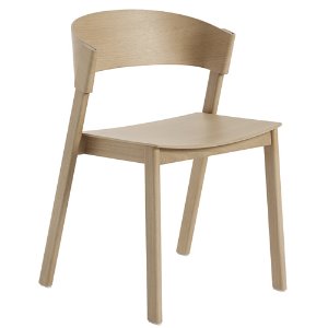 Cover Side Chair Wooden Seat Oak