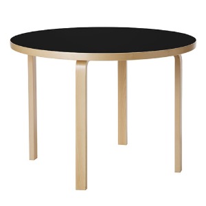 Aalto Table 90A  Black/Birch 
