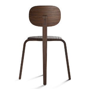 Afteroom Plywood Dining Chair Dark Stained Oak