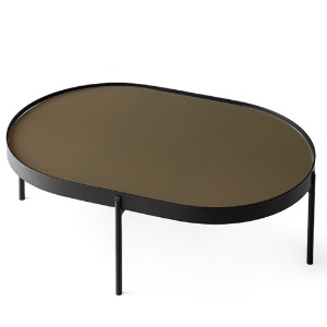 NoNo Table Large Brown Glass