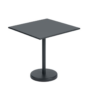 Linear Steel Café Table 70x70cm 5 Colors 3 Heights