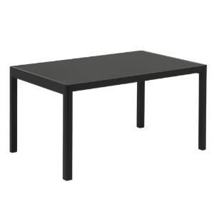 Workshop Table Black Linoleum/Black 2 Sizes