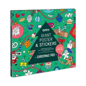 Giant Poster &amp; Sticker Christmas Tree