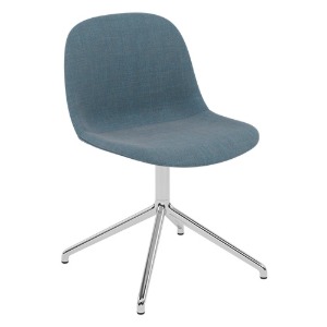 Fiber Side Chair Swivel Base Remix 743/Polished Aluminum