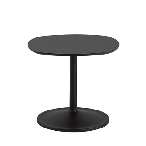 Soft Side Table D45cm Black Nanolaminate/Black 2 Sizes