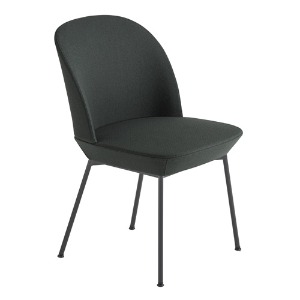 Oslo Side Chair Twill Weave 990/Anthracite Black Legs