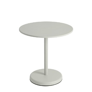 Linear Steel Café Table Ø70cm 5 Colors 3 Heights