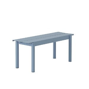 Linear Steel Bench 110x34cm 5 Colors