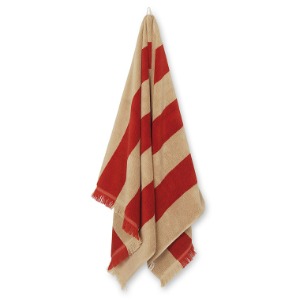 Alee Bath Towel Light Camel/Red(2월초 입고)