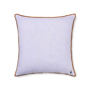 Contrast Linen Cushion Lilac