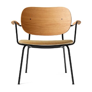 Co Lounge Chair Black Steel/Natural Oak/Moss 022