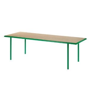 Wooden Table Rectangular M 240cm Oak 4 Types