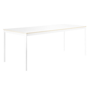 Base Table White Laminate/Plywood/White