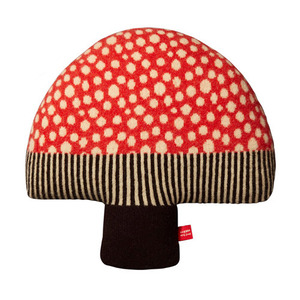 Mushroom Cushion Red