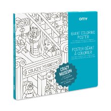 Giant Coloring Poster - Crazy Museum