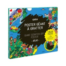 Giant Scratch-Off Poster Atlas