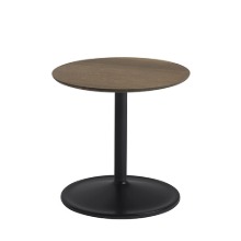 Soft Side Table 	Solid Smoked Oak/Black4 Sizes