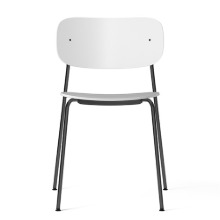 Co Dining Chair Black Steel/White Plastic  20%