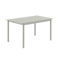 [4.1-4.30 무토 아웃라인 캠페인 20% 할인] Linear Steel Table 140x75cm 5 Colors