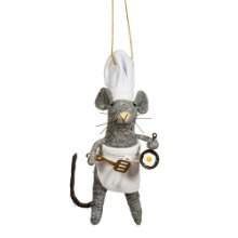 Mouse Chef Felt Decoration