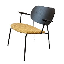 Co Lounge Chair Black Steel/Black Oak/Moss 022 (현재고)